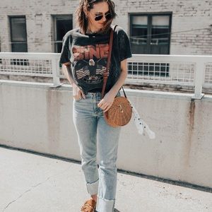 Anine Bing Vintage Logo Tee